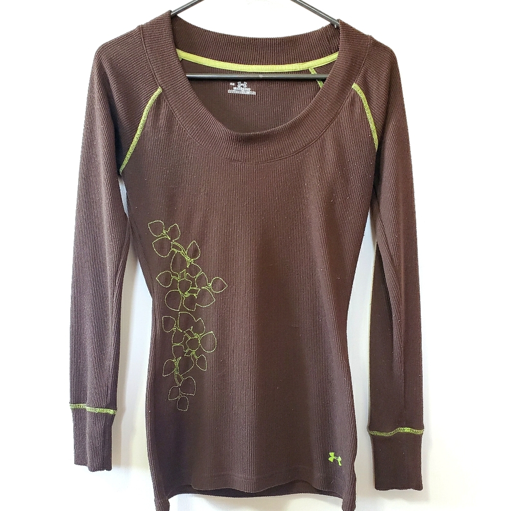 Under Armour Women Thermal Waffle Long Sleeve Top